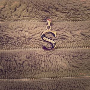 Sterling Silver "S" Initial Pendant